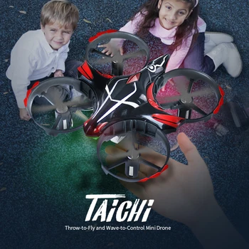 

JJRC H56 TaiChi Mini RC Drone 7 Mins Toy Headless Drones Mini RC Quadrocopter Dron One Key Land Auto Hovering Height Hold Gifts
