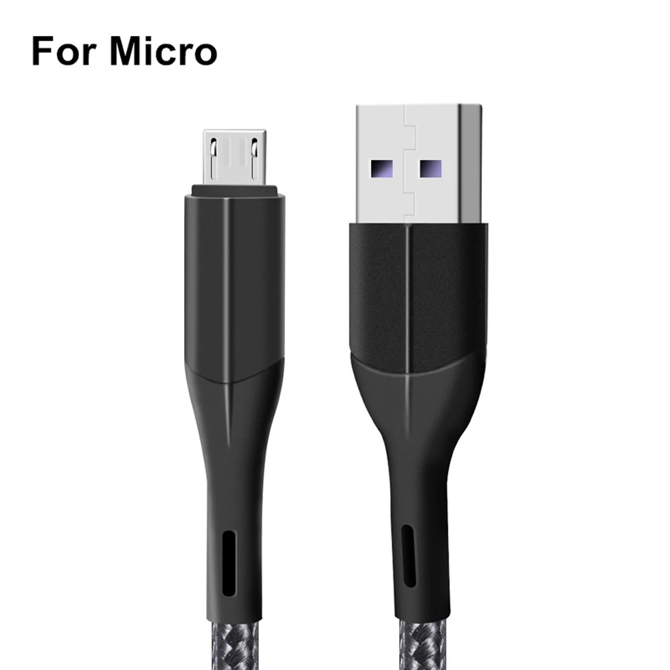 Micro USB кабель 3A Быстрая зарядка USB кабель для передачи данных Шнур для samsung Xiaomi Redmi Note 4 5 huawei Android Microusb Быстрая зарядка 1 м 2 м