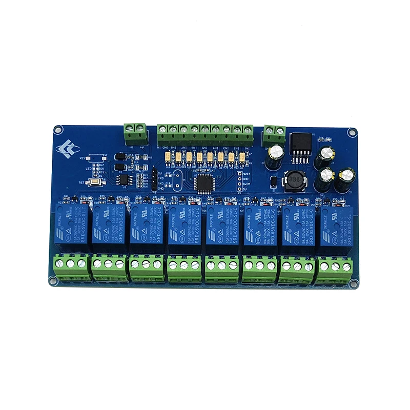 Для Modbus RTU 8 CH релейный модуль RS485 TTL коммуникация UART канальный вход 7 30V модуль|Реле|