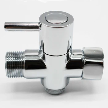 

1/2inch Brass 3Ways Diverter Kitchen Sink Valve Bathroom Adapter Brass Faucet Splitter Sink Valves Water Tap Faucet Valve Divert