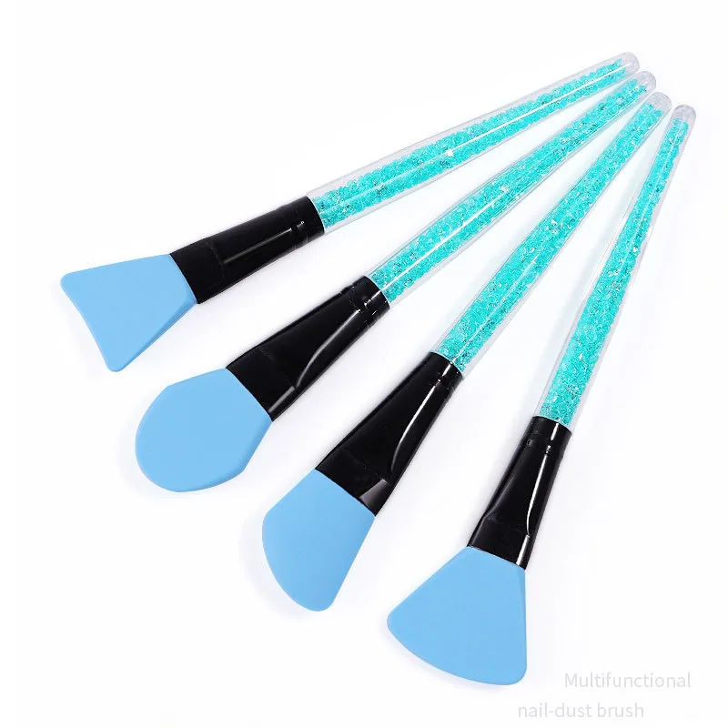 

4PC/set Professional DIY Facial Face Mask Silicone Brush Mixing Skin Care Beauty Makeup Brushes Foundation Tools Brush Cleaner