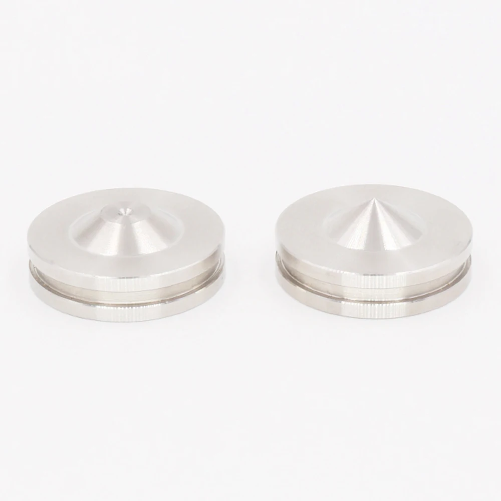 4 Stücke 27mm Edelstahl Lautsprecher Spike Isolation Füße Kegel Pad Amp ISF0005 – Detail 3