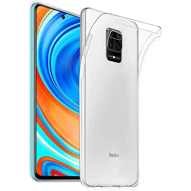 Защитный чехол для Xiaomi прозрачный мягкий ТПУ Redmi Note 9 Pro Max чехлы телефонов |