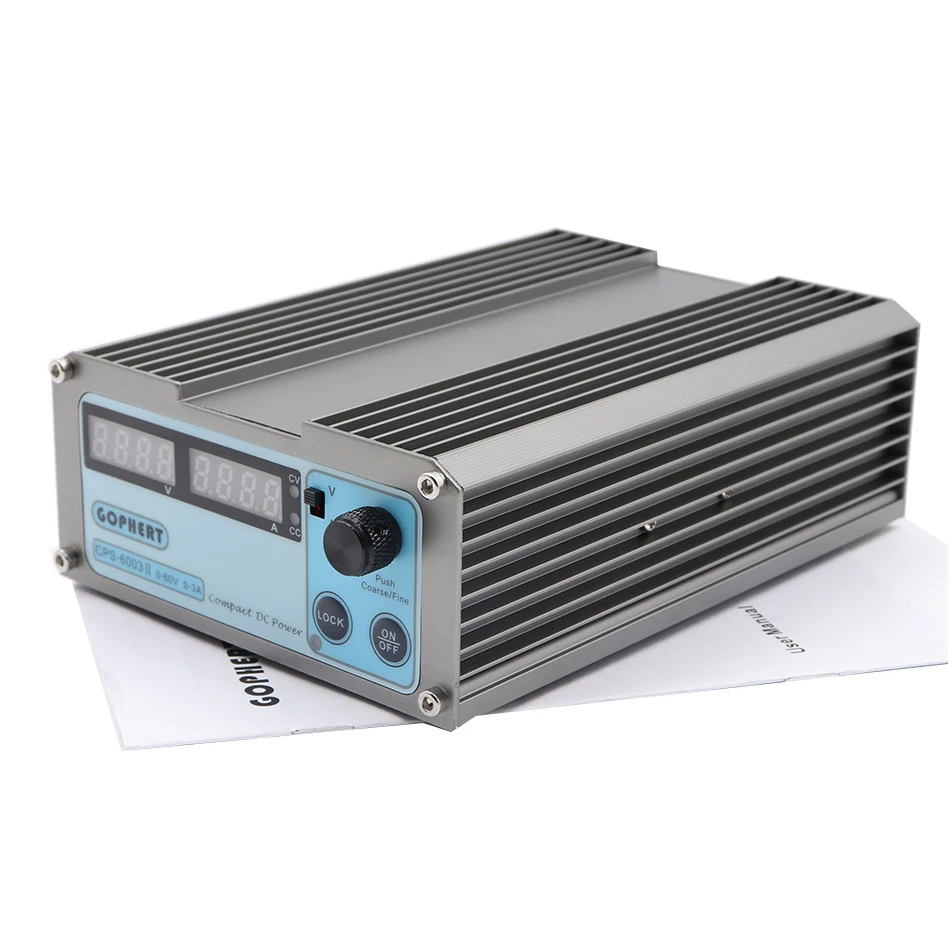 CPS-6003-A CPS-6003 6003II мини Регулируемый цифровой импульсный источник питания постоянного тока OVP/OCP/OTP 0.001A 0,01 V 0-60V 0-3A 220 V/EU 110 V/US - Цвет: CPS-6003-A
