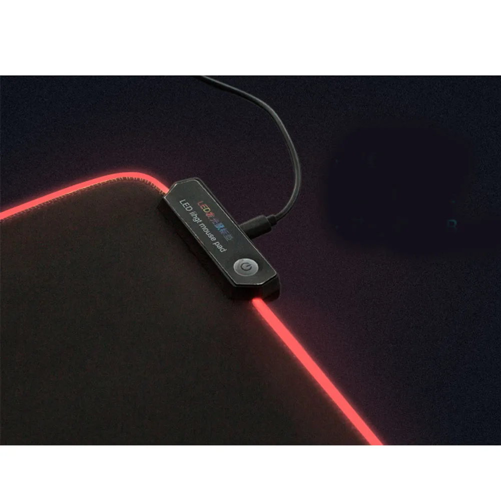 Светодиодная подсветка клавиатуры Компьютерные аксессуары RGB большой коврик для