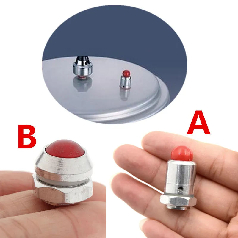 

Hot Sale High Pressure Cooker Safety Valve Kitchen Replacement 3/8" Inch Food Aluminum Limiting Valve Dropshipping