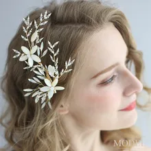 Свадебные аксессуары для волос с цветами, свадебные клипсы ручной работы для невесты, свадебные ювелирные аксессуары, вечерние женские украшения