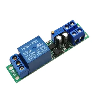 

Taidacent NE555 Adjustable Duty Cycle Delay Time 0~25 Second Signal Triggering Switch Module Cutooff 12V Stair Delay Time Switch