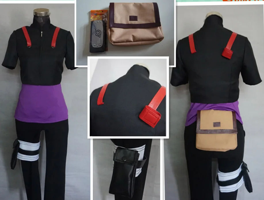 Anime Naruto Cosplay Yamanaka Inojin Costume Custom Made Outfit Christmas Halloween Costumes for Men Women Adult