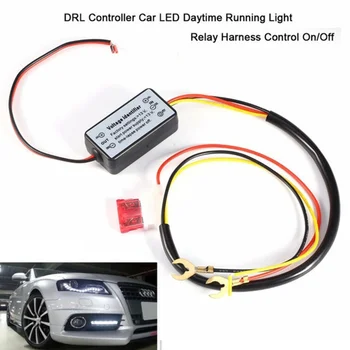 

Universal Car Led Daytime Running Light Relay Harness Control ON/OFF Automatic Dimmer Wire Relay Cable Switch Auto Accessories