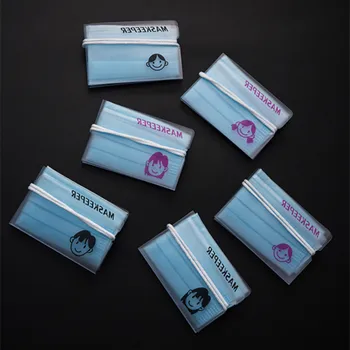 

6Pcs / Pack Mask Storage Clip Foldable Storage Manager Portable Mask Holder Mask Folder