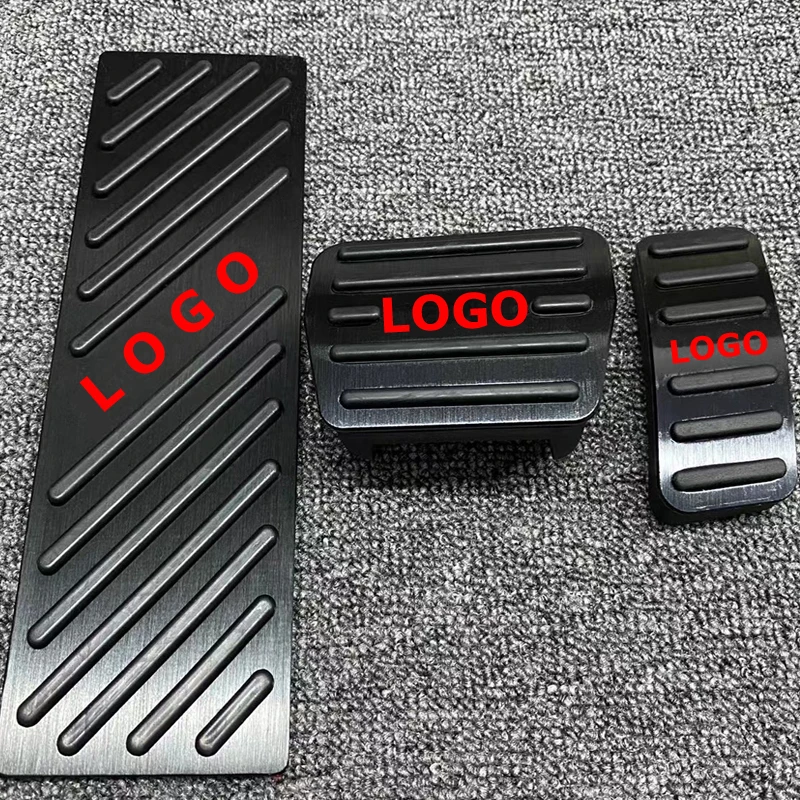 Footrest Pedal for Volkswagen Tiguan L Car Brake Fuel Accelerator Pedals Covers Pad Interior Accessory