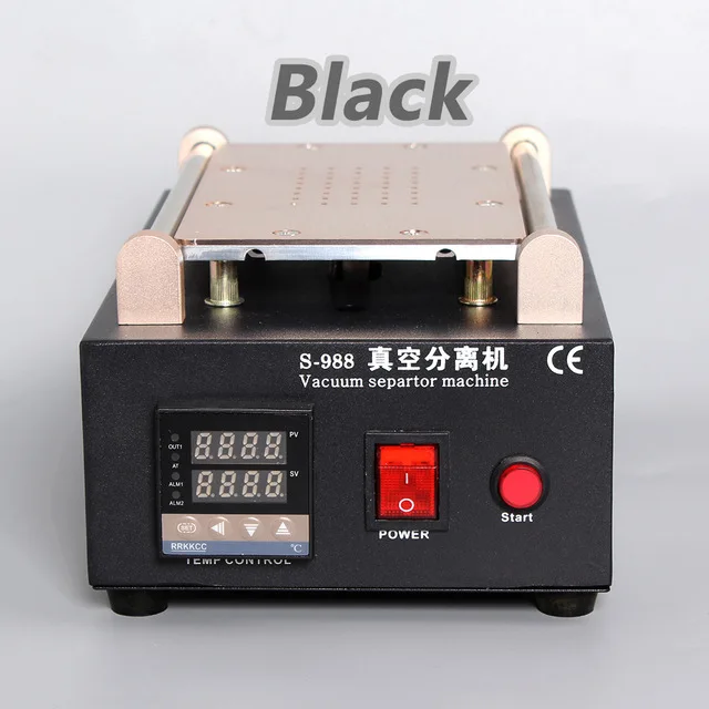 110 V/220 V мобильный телефон новейший встроенный насос вакуумная машина-сепаратор с ЖК-экраном макс 7 дюймов+ бесплатные подарки - Color: Black