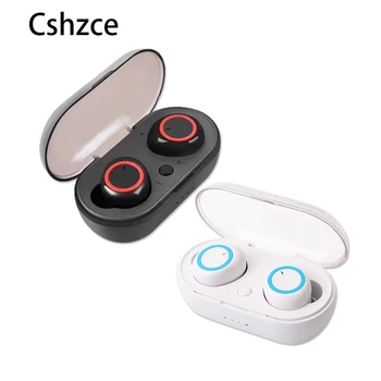 

Wireless Earphones True Bluetooth TWS Earbuds IPX5 Waterproof Sports Music Earpiece with Charging Box Headphones For pocophone
