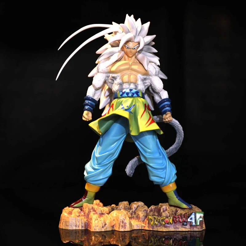 Dragon Ball Z Figuras De Ação Pvc Super Saiyan 5 Son Goku Anime Estatueta  Cabelo Branco Goku Juguetes Brinquedos Colecionáveis Modelo Figurinhas -  Figuras De Ação - AliExpress