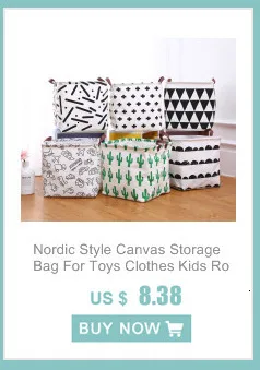 Nordic Стиль Холст сумка для хранения игрушек одежда для детской комнаты, органайзер, сумка, карман для хранения холста чехол с подставкой для детей 35x40 см