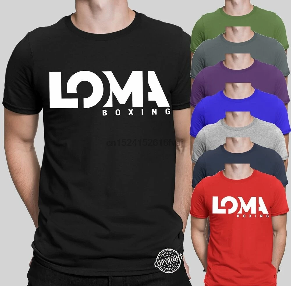 Мужская футболка с принтом LOMA BOXING CHAMPION Vasyl Lomachenko | одежда