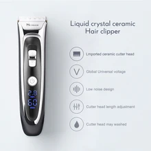 Новая керамическая машинка для стрижки волос, беспроводной удобный электрический триммер с 7 предельными гребнями, высокое качество, машинка для стрижки волос 45