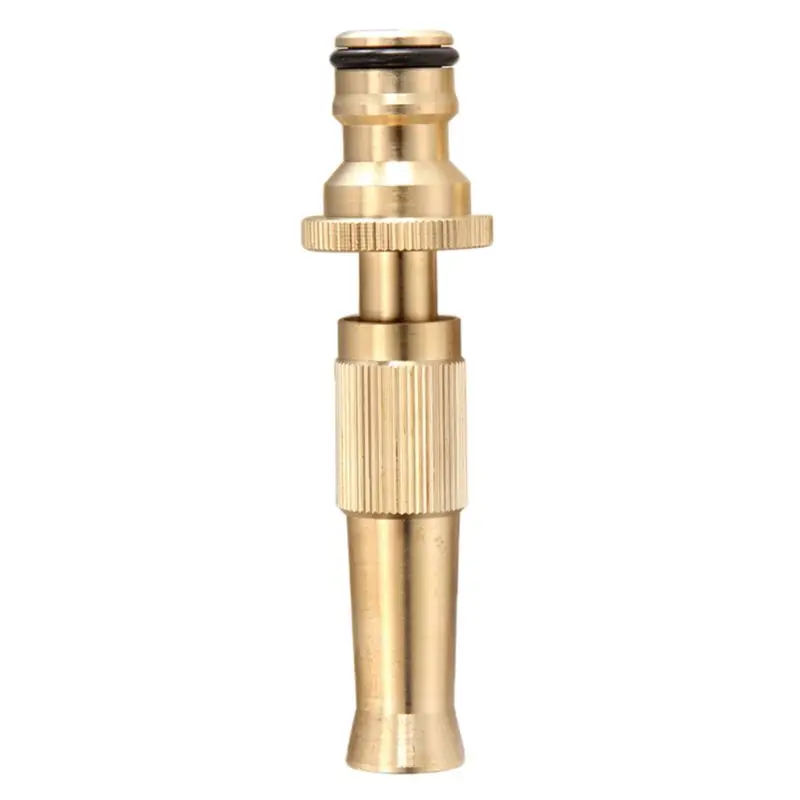 

Garden Irrigation Spray Adjustable Brass Hose Sprinkler Nozzle Car Wash Watering