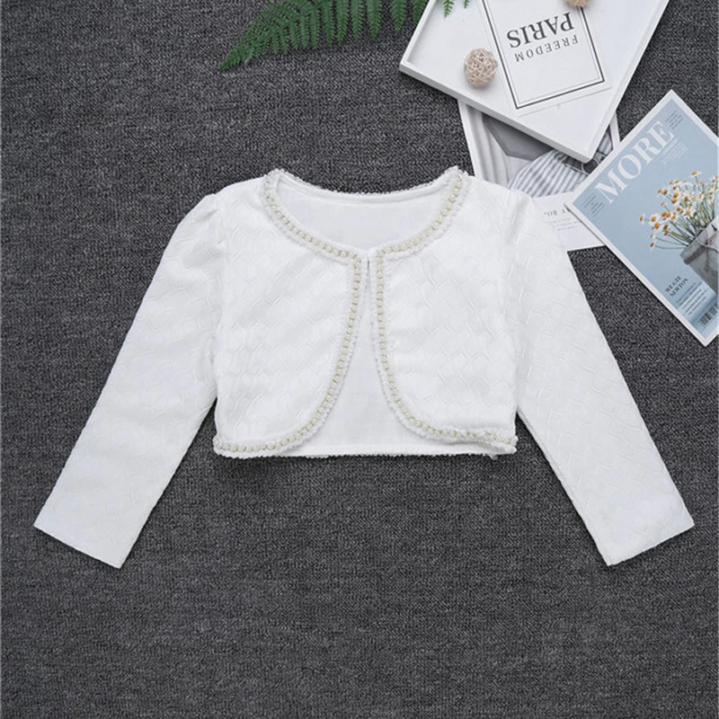 white short jacket for wedding