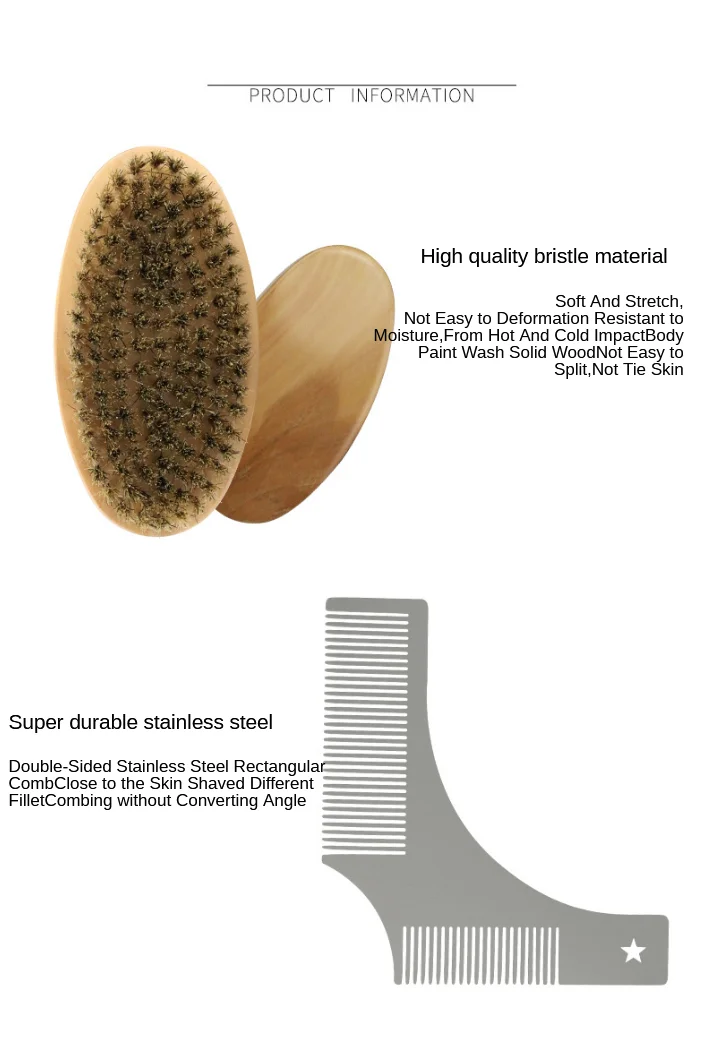 Bigode Mens Kit Grooming Shears Tesoura com