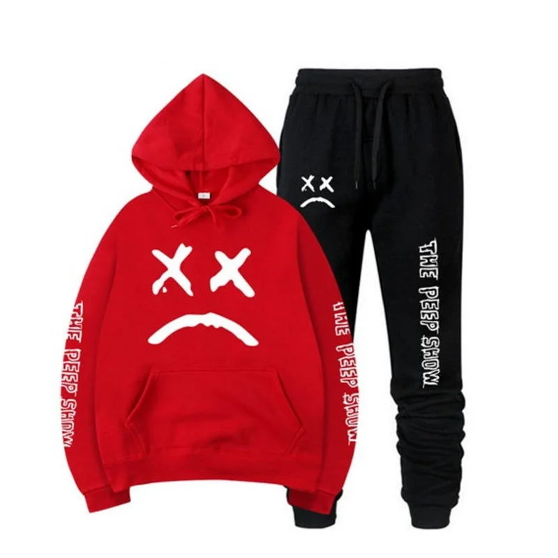 winter tracksuit men set Thermal Hooded Sweatshirts set Fleece hoodies Sportswear Set Sweatpants hoodies Mens 2 piece set