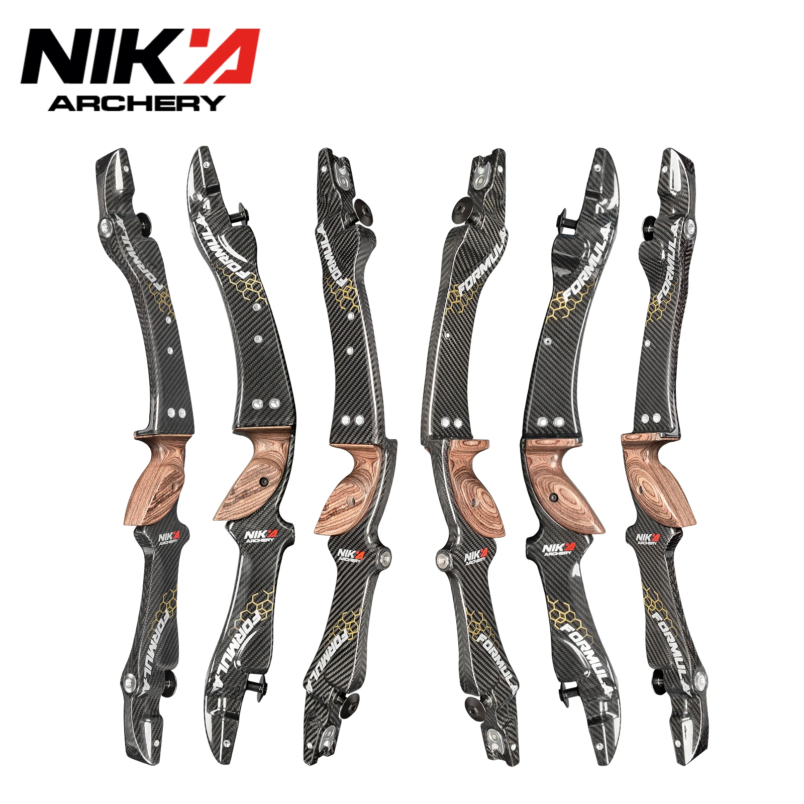 25" 100 Pure Carbon Fiber Riser ILF Recurve Bow Handle Traditional