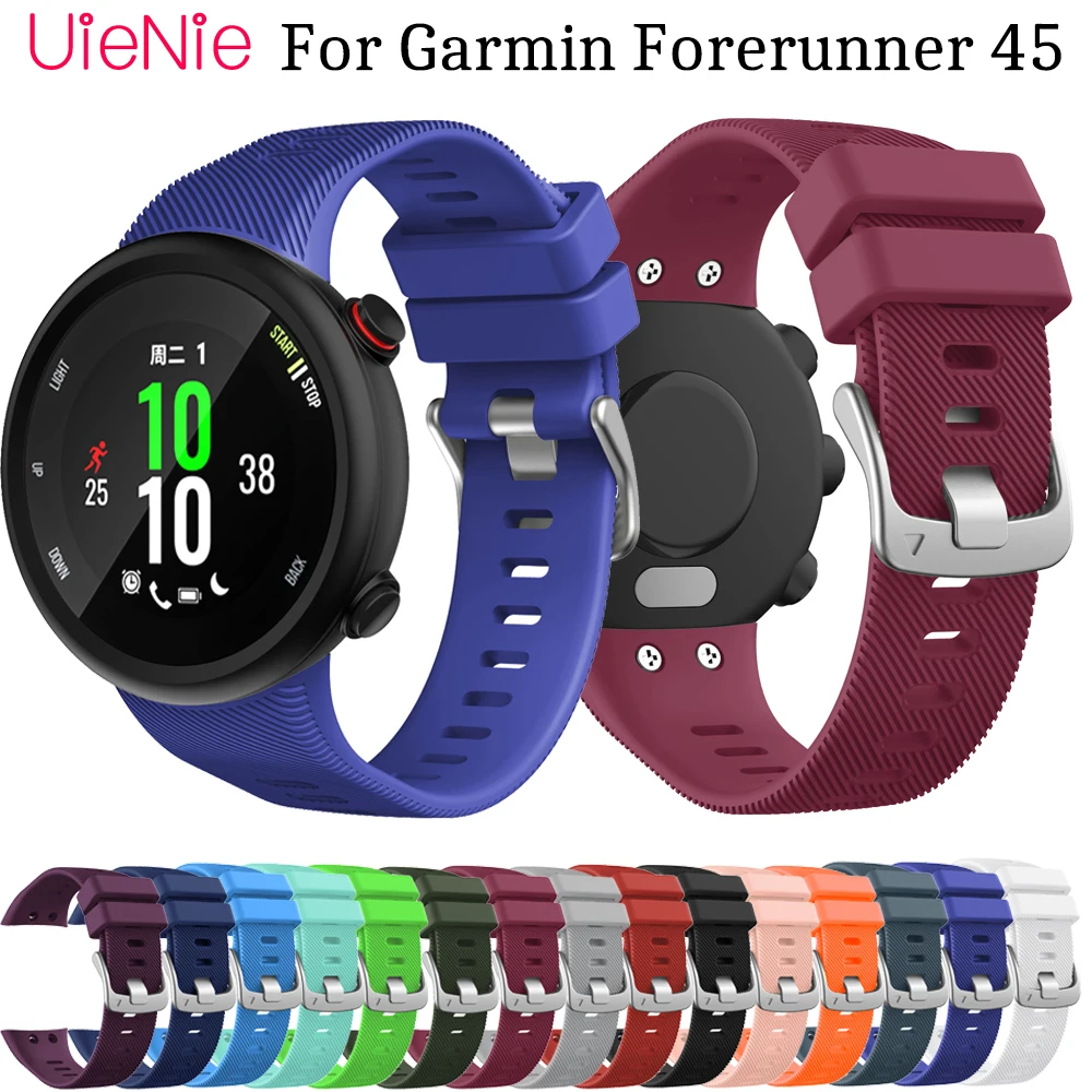 Замена для силиконового ремешка для Garmin Forerunner 45 Frontier/классический ремешок для часов Garmin Forerunner 45S Smart Watch Band