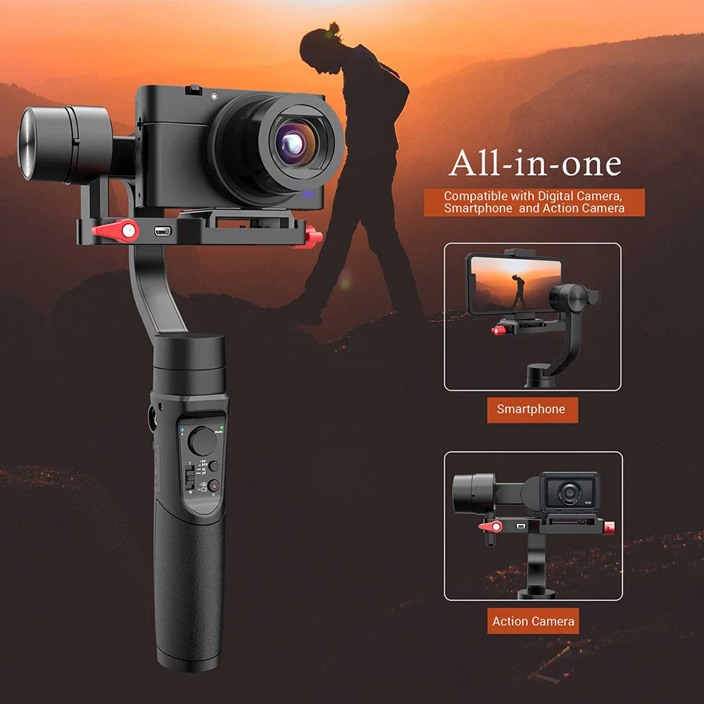 Hohem iSteady мульти 3-осевой ручной шарнирный стабилизатор для камеры Gopro sony RX100 VII Canon G7X