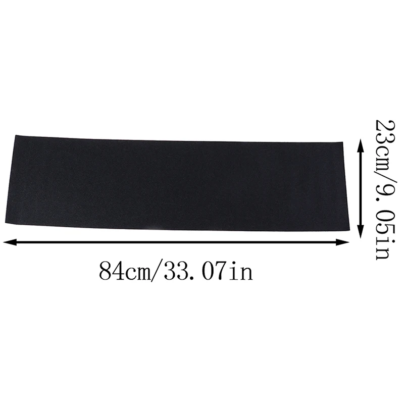Professional Black Skateboard Deck Sandpaper Grip Tape Skating Board Long board General purpose skateboard grip tap 84*23cm