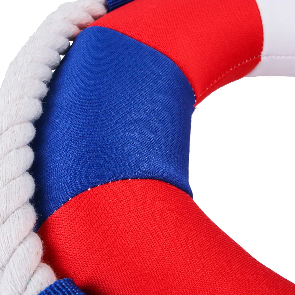 2020 new pet dog sounding toy dog bite resistant cotton rope golden retriever fighting large dog swimming ring toy pet supplies