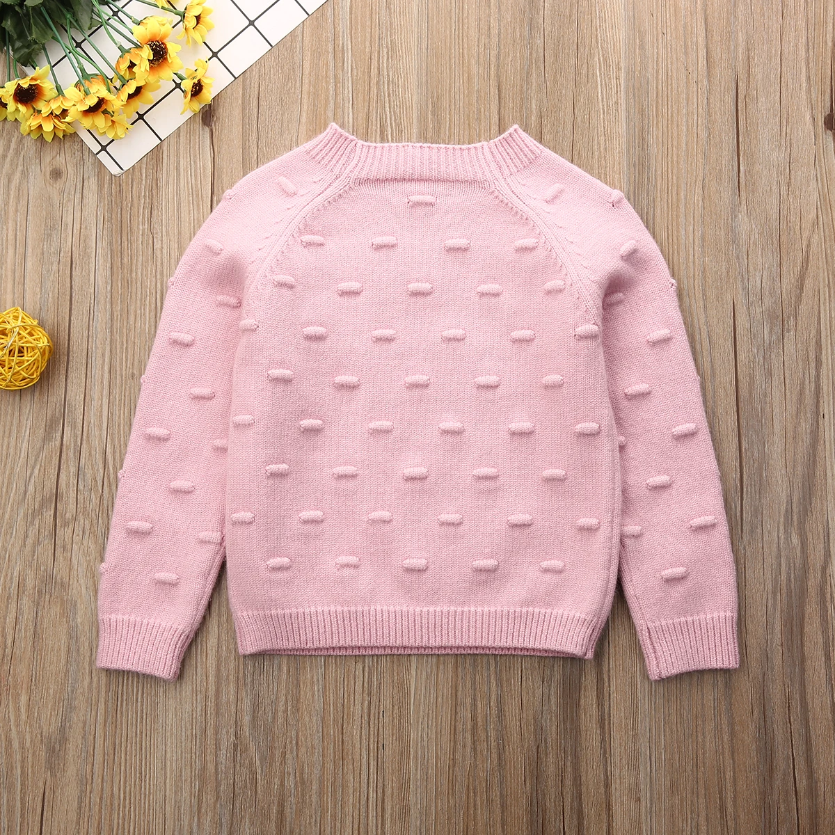 Осенне-осенняя зимняя одежда для маленьких девочек, вязаные шерстяные свитера с длинными рукавами, шерстяные пуловеры, модные топы