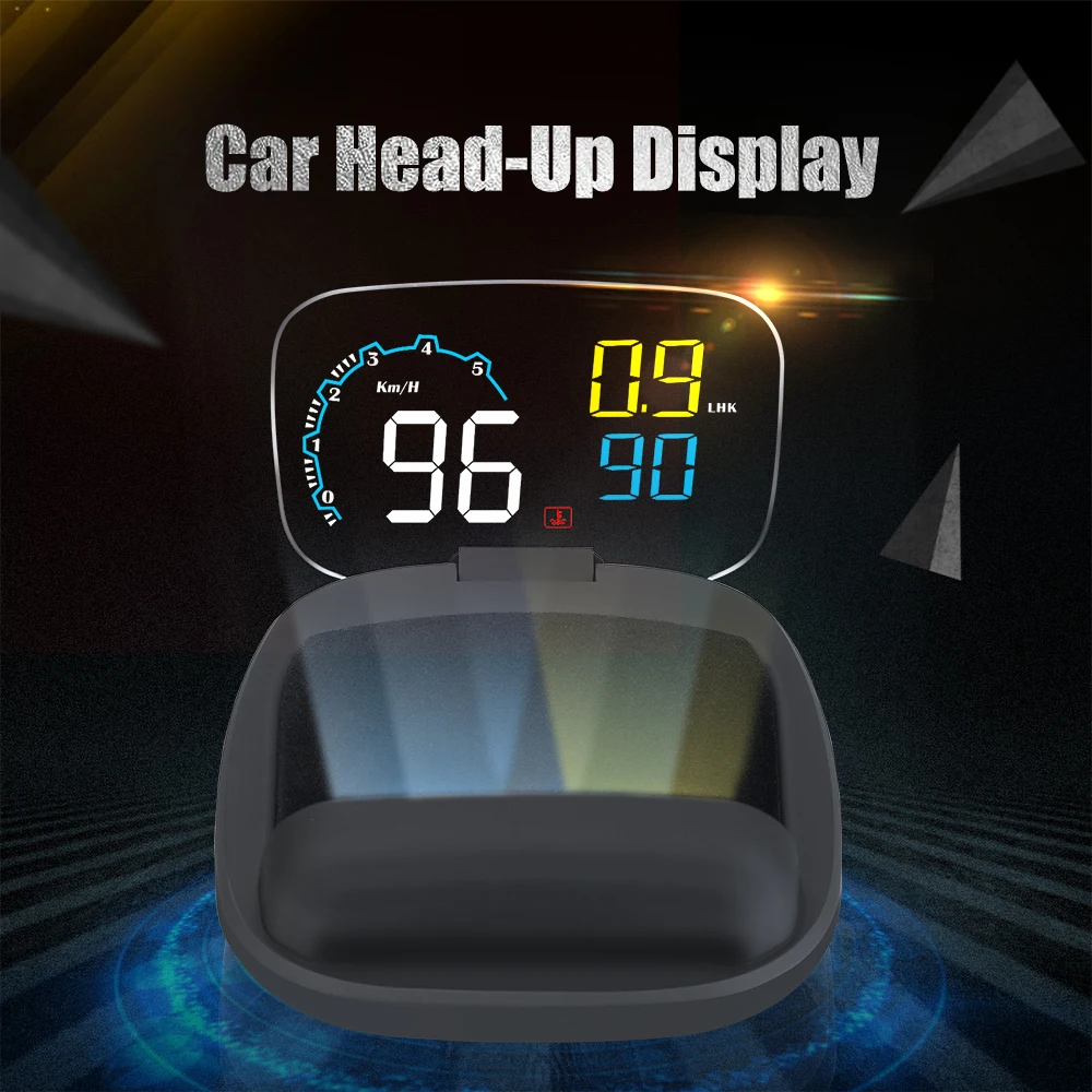 OBD HUD C600 Автомобильный дисплей с поддержкой OBD2 протокол автоматического превышения скорости сигнализации расход топлива цифровой спидометр c600 продвижение
