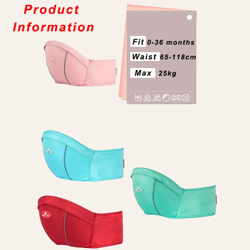 New Baby Carrier Waist Stool Walkers Baby Waist belt Sling Hold Waist Belt Backpack Hipseat Belt Kids Infant Hip Seat