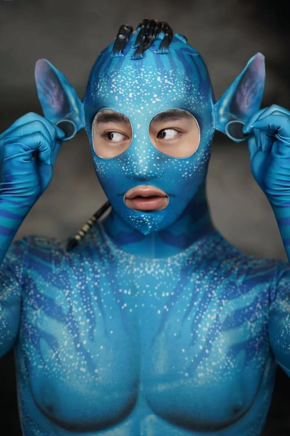 LOBUDEK Printing Blue Jumpsuit Male Female Cosplay Costumes Halloween Party Role Performance Stage Costume Bar Show Dance Tights -Zentai shop online H1fd79cc6330b482381262ff53d54b29ft.jpg