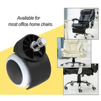 

1 Pc General Swivel Chair Universal Wheel Mute Pulley Office Chair Chair Replace Roller Computer Accessories U4O7