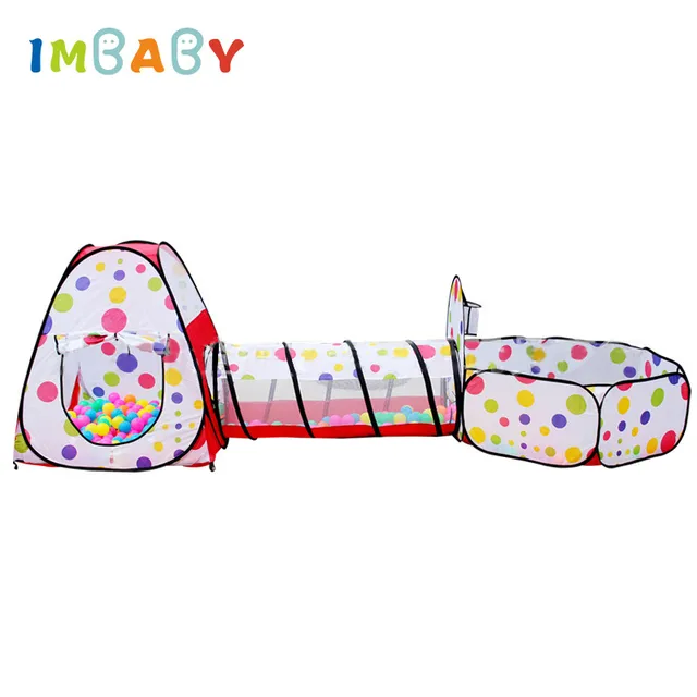 High Quality 3 IN 1 Portable Children's Tent Indoor Outdoor Toys Dry Ball Pool Kid Tipi Tent Large Baby Playpen Toy Dropshipping 6