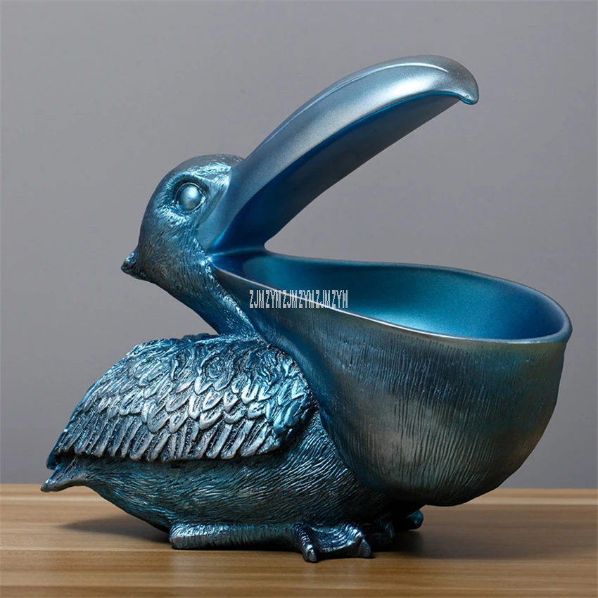 

Гостиная простой Творческий Настольный чайный столик ТВ винный шкаф украшение ремесло ключ конфеты смолы птица Тукан хранения орнамент