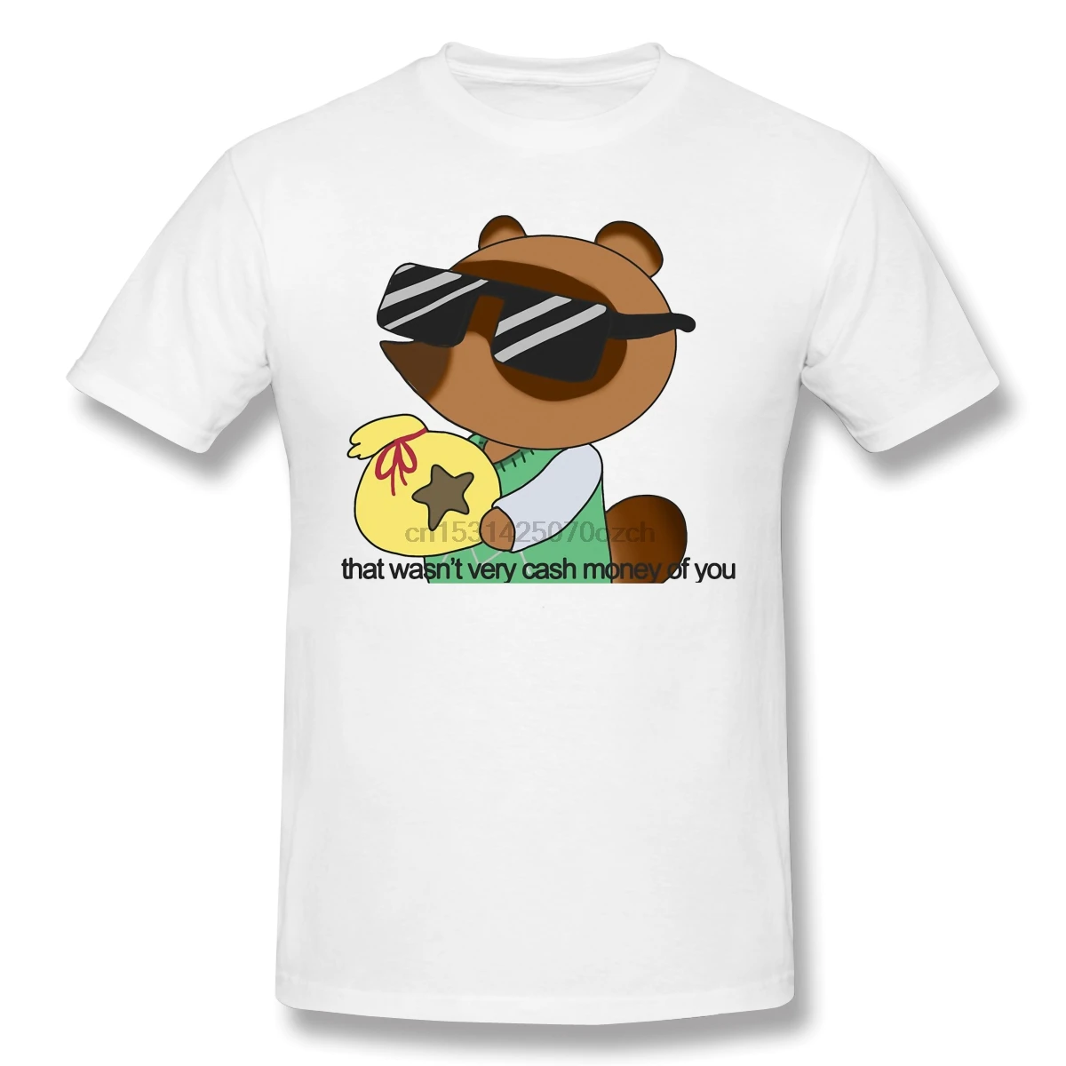 Новое поступление 2020 футболка Tom Nook с наличными и денежными купюрами Большая