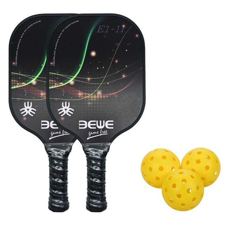 Manufacturer USAPA Approve Quiet Light Fiberglass PP Honeycomb Pickleball Paddle