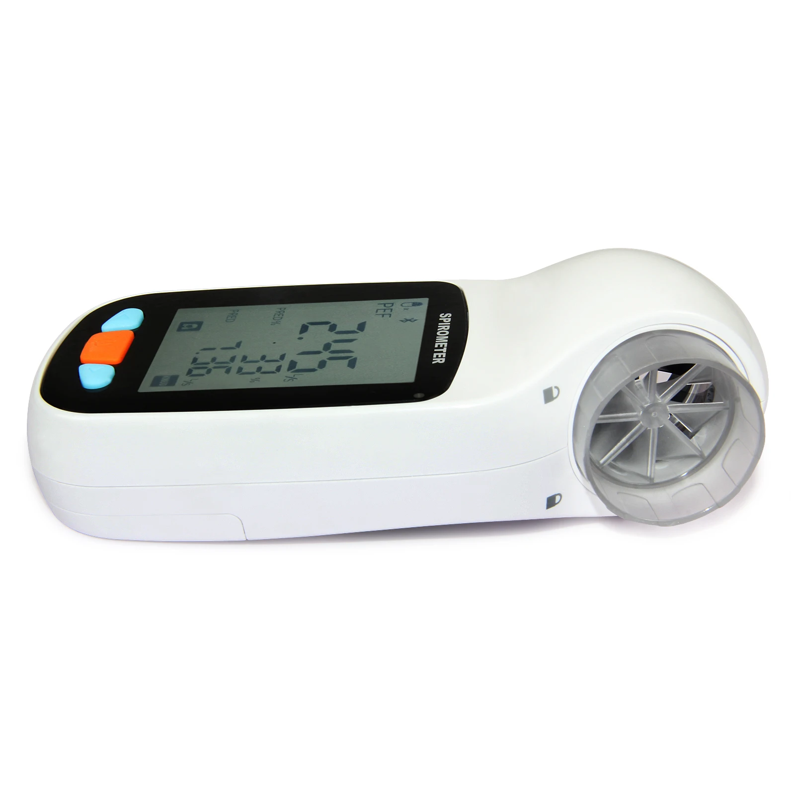 Handheld SP70B Digital Peak Flow Meter Lung Volume function Bluetooth Tester+ FREE Mouthpiece