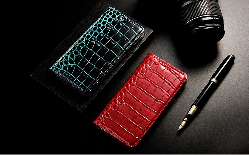 Чехол-книжка из натуральной кожи с крокодиловым принтом для Ulefone power 2 3 3S 3L Gemini Pro Meatal Mix 2 S S7 S8 Pro, кожаный чехол s