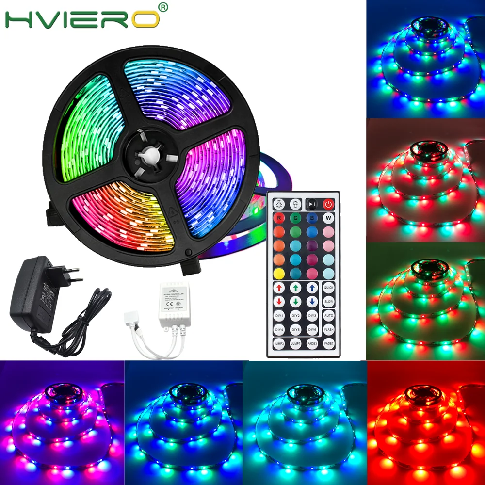 5 м 2835 300Led Светодиодная лента IP65 водонепроницаемый RGB светильник DC 12V Гибкий