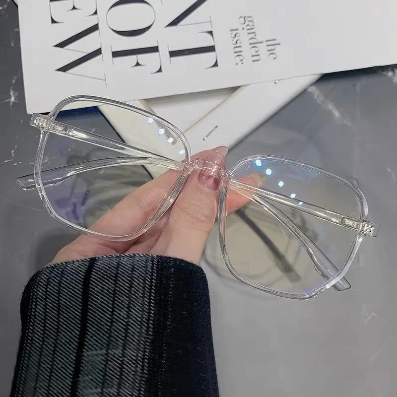 Transparent Square Computer Glasses Pc Frame Women Men Anti Blue Light Rectangle Eyewear Blocking Optical Spectacle Eyeglasses