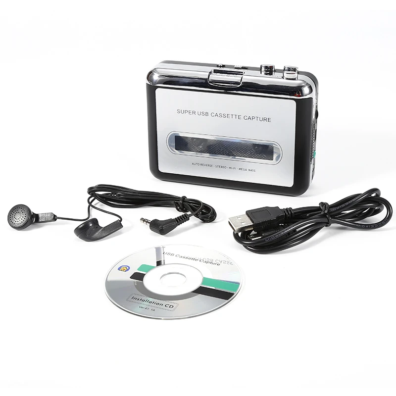 Convertidor de cinta a PC USB, convertidor de casete a MP3, captura de  casete, Walkman, reproductor de cinta, convertir cintas a MP3|Grabador y  reproductor de casetes| - AliExpress