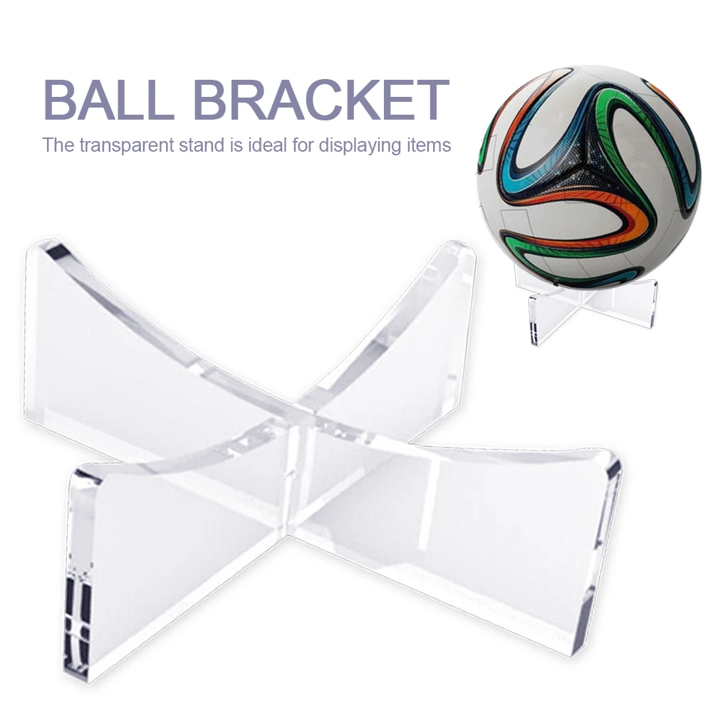 Transparent Acrylic Ball Stand Display Holder Soccer Basketball Rack Support Base Football Volleyball Rugby Ball Ball Bracket liftable reading rack acrylic reading rack korea ins telescopic transparent computer tablet for ipad bracket book stands