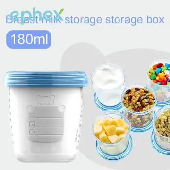 

Ephex Convenient Bear Milk Milk Storage Cup Healthy BPA-Free Breast Fresh Milk Box Cute Animal Pattern Date Freshmilkbox