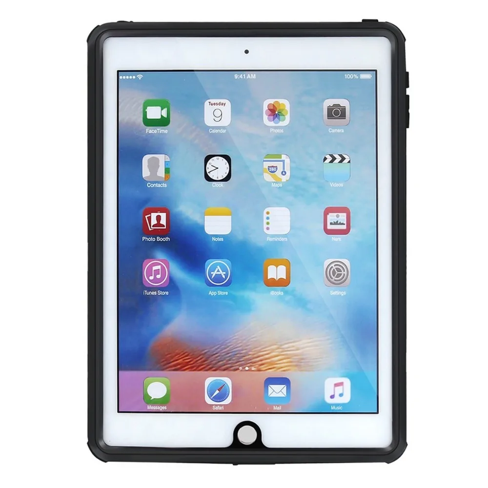 IP68 Водонепроницаемый чехол для iPad 9,7 дюймов Чехол Мягкий Силиконовый противоударный Снежный Пыленепроницаемый Чехол для iPad 9,7 дюймов Чехол Капа