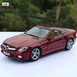 Maisto 1:18 Mercedes SL 550 автомобиль сплава модель Игрушечная машина украшения коллекционный подарок игрушка Литье модель игрушка для мальчиков