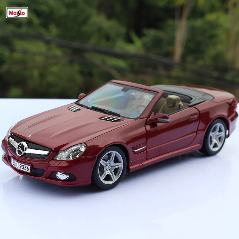 Maisto 1:18 Mercedes SL 550 автомобильный брелок для автомобильных ключей имитационная